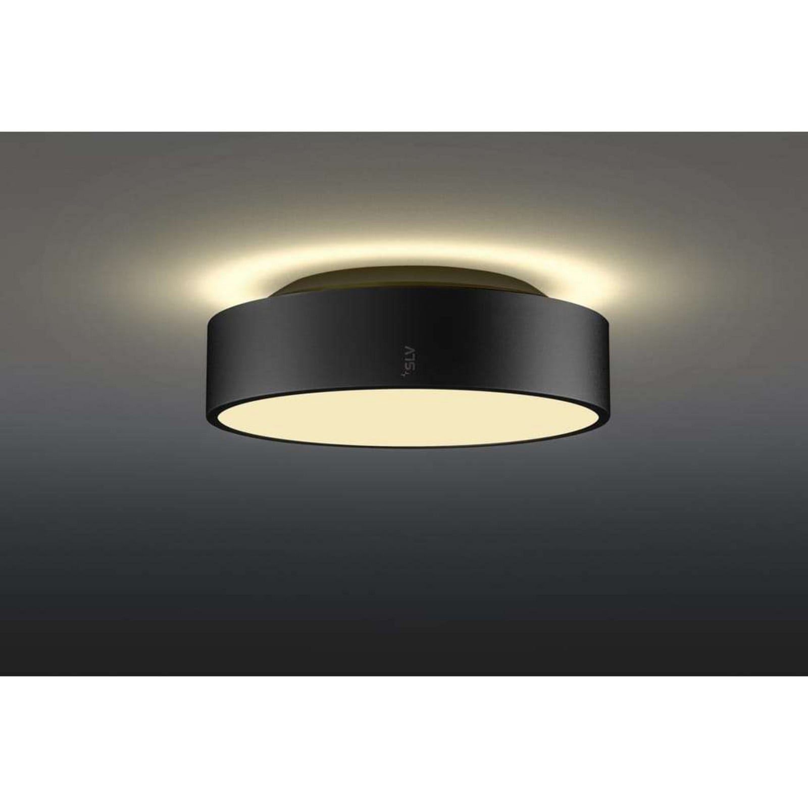 Medo 30 Wand-/Deckenleuchte 2700/3000/4000K Black SLV - Wohnzimmer - Aluminium