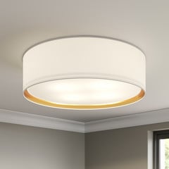 Bilbao laevalgusti, valge/kuldne, Ø 60 cm