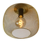 Mesh loftlampe, rund, Ø 30 cm, guld