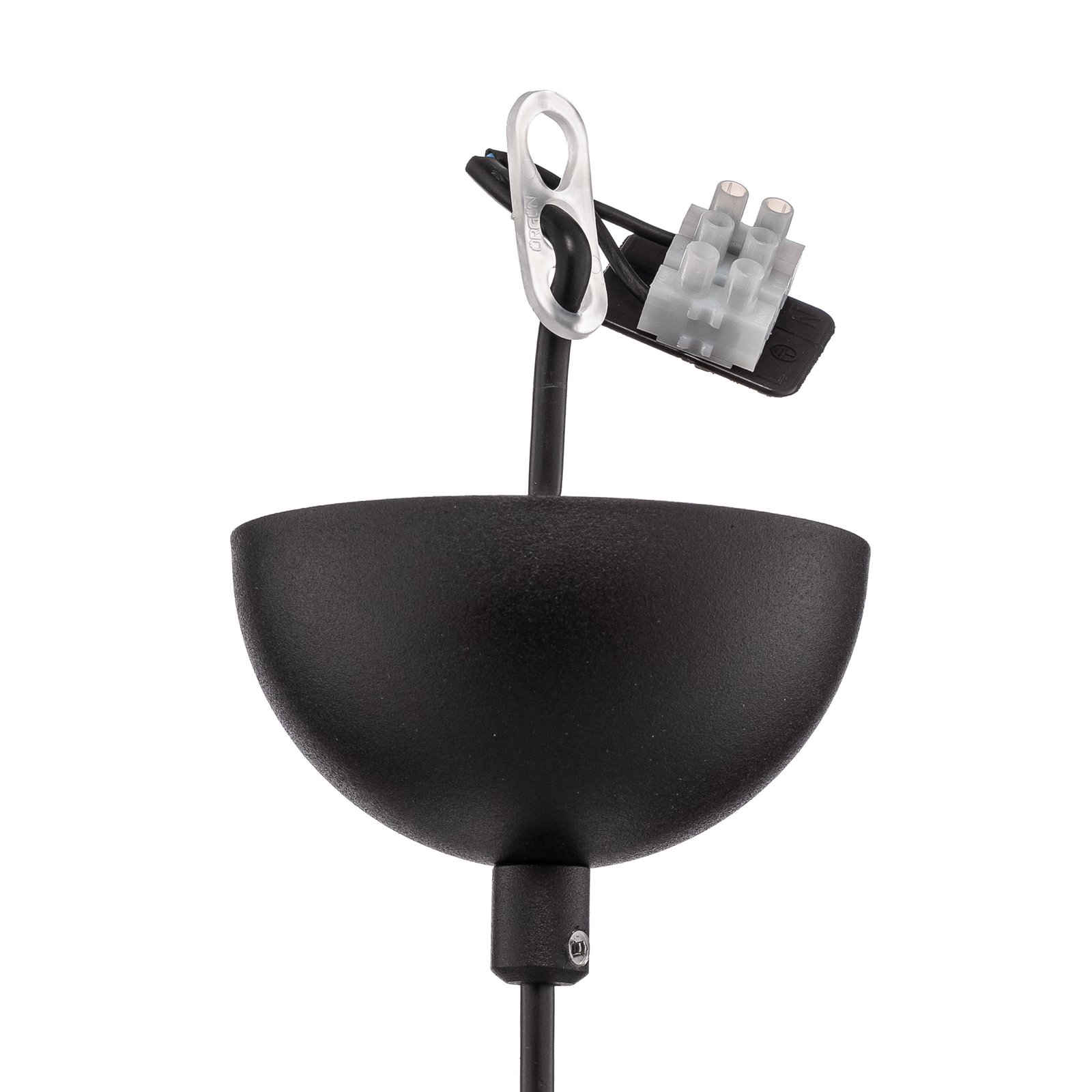Hanglamp AV-4100-M5-BSY in zwart, binnen wit