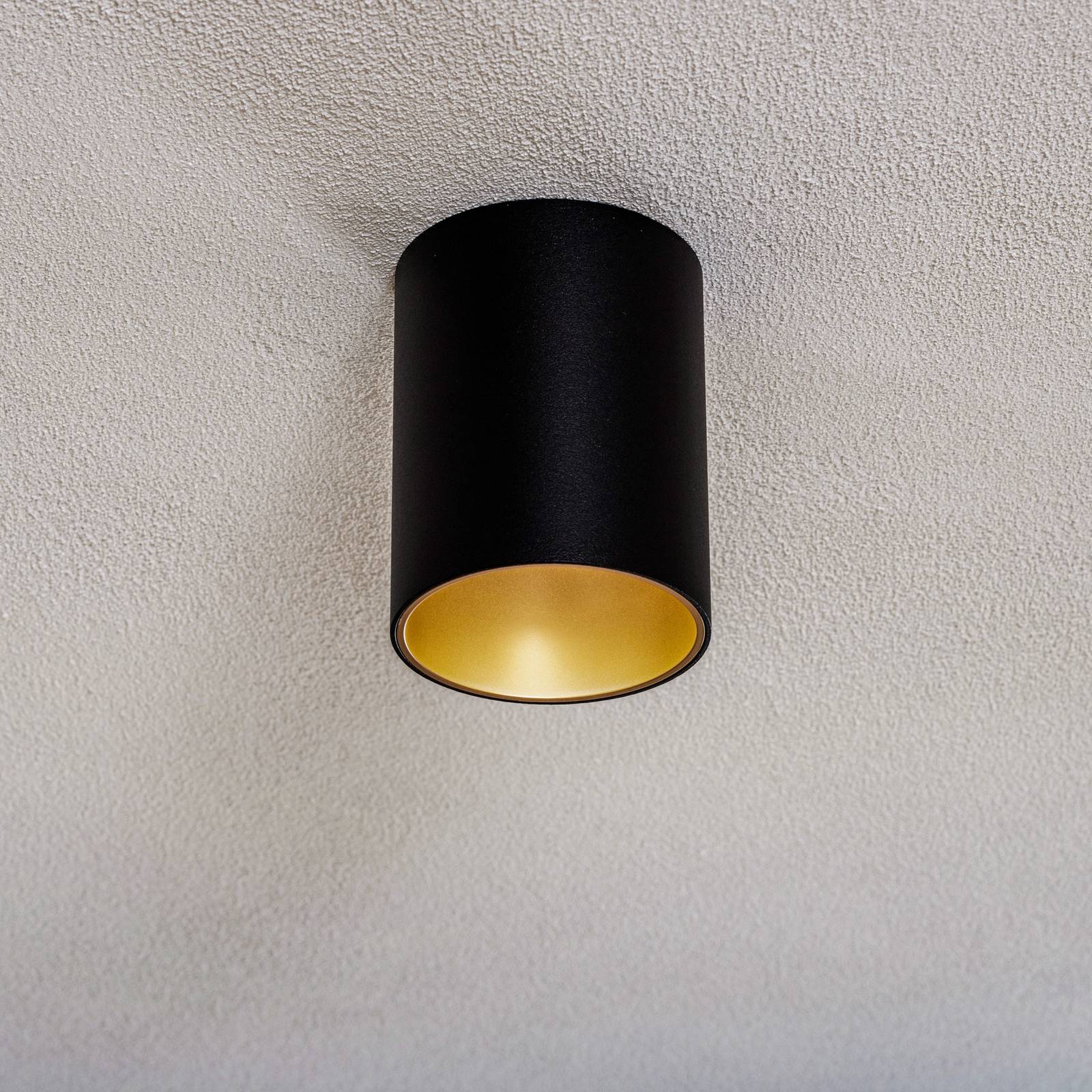 Euluna Eye Tone loftslampe sort/guld