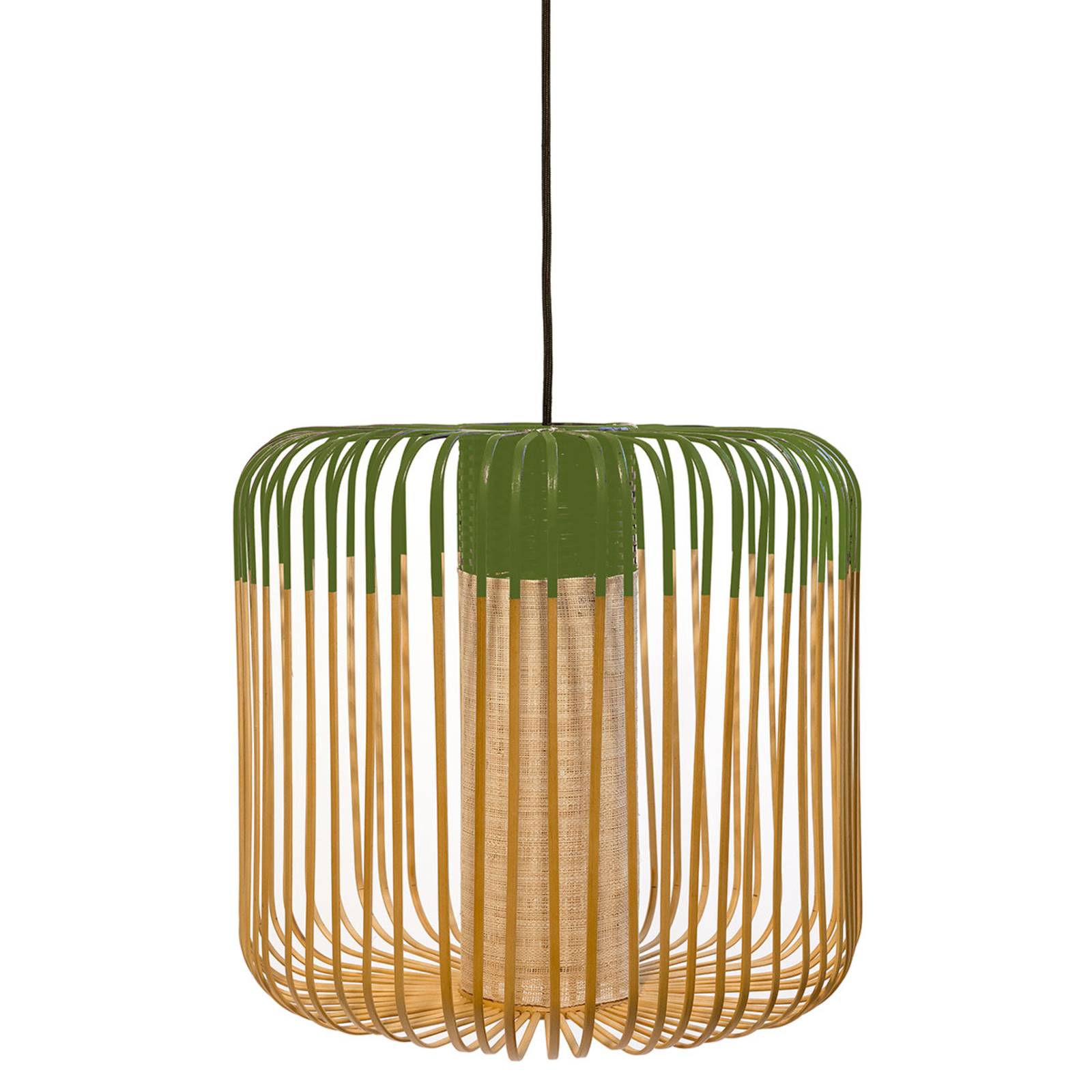 Forestier Bamboo Light M Pendellampe 45 cm grün günstig online kaufen