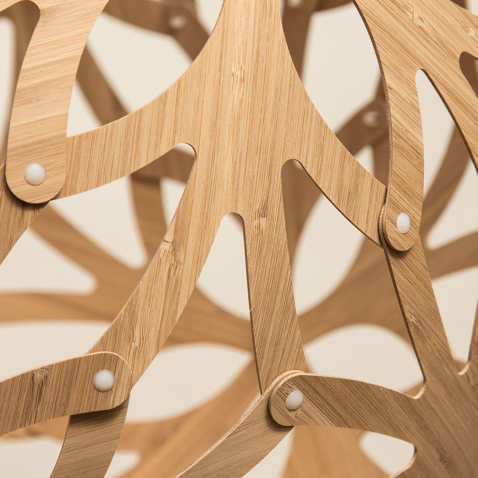 Floral Pendelleuchte Ø40 Bamboo - David Trubridge