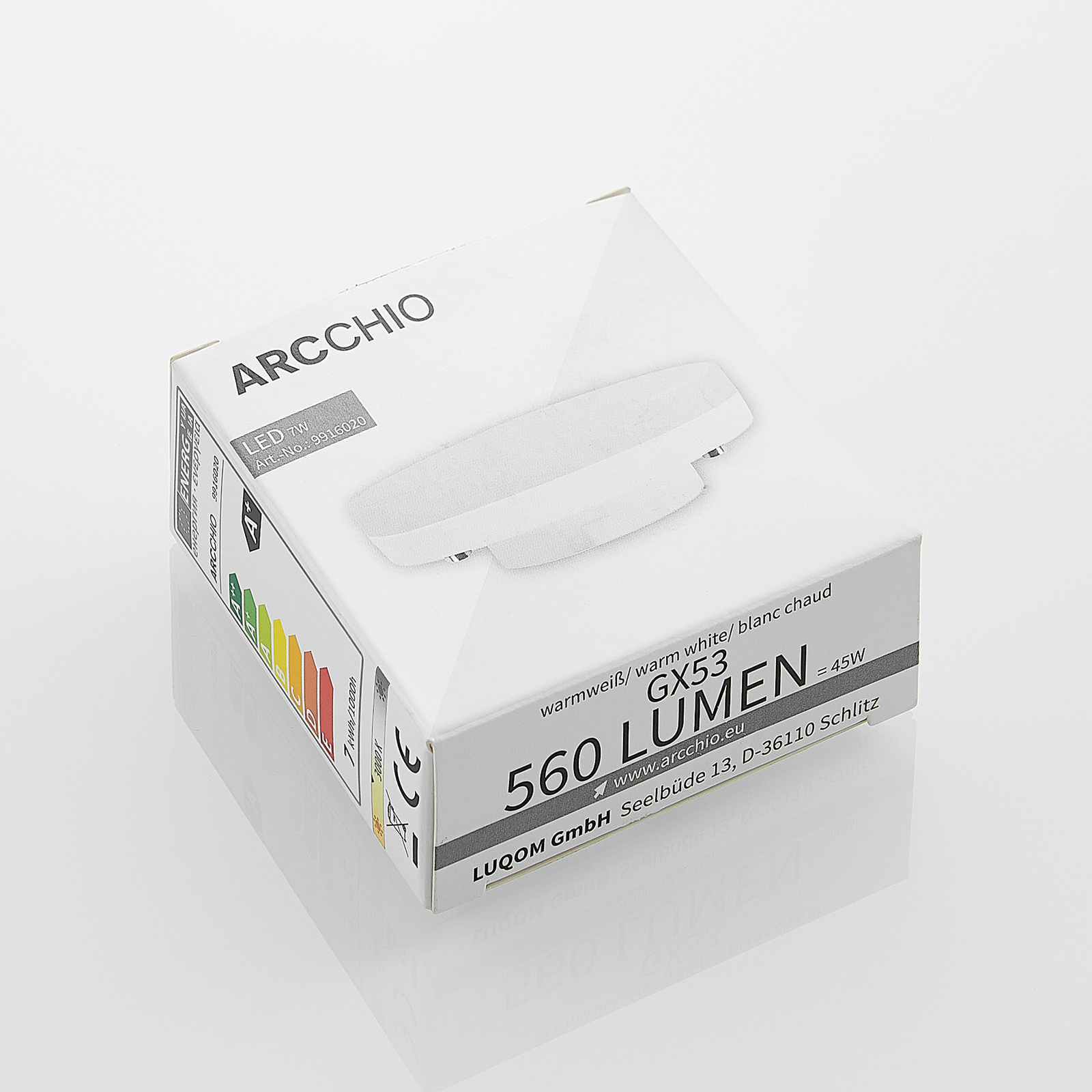Arcchio LED bulb GX53 7 W 3,000 K 10-pack
