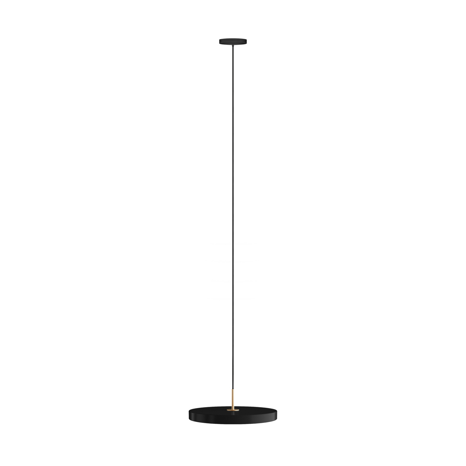 Asteria Plus Medium LED hanging light, black, Ø 43 cm, CCT - UMAGE