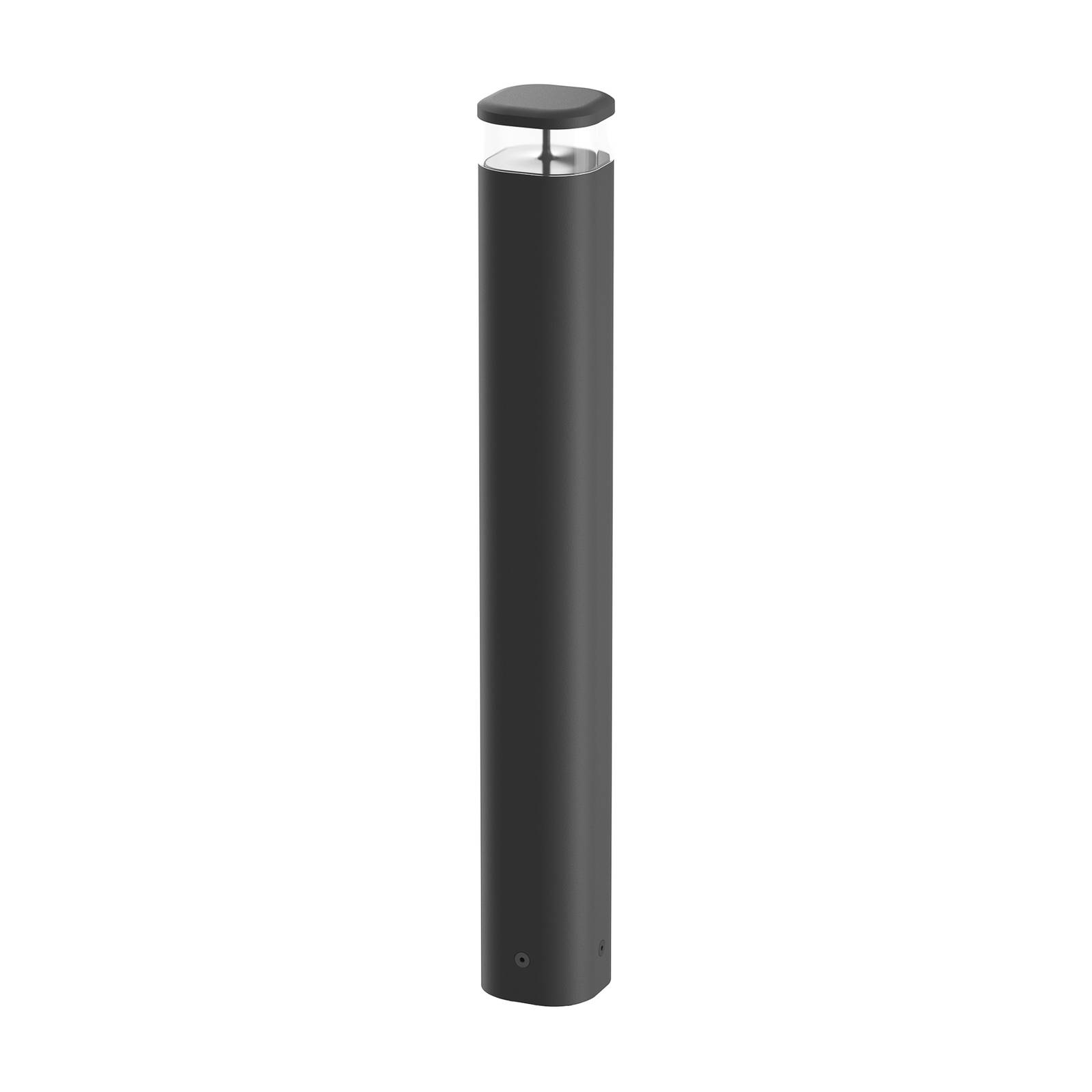FLOS Pointbreak Bollard 2, 2.700K anthrazit 90cm