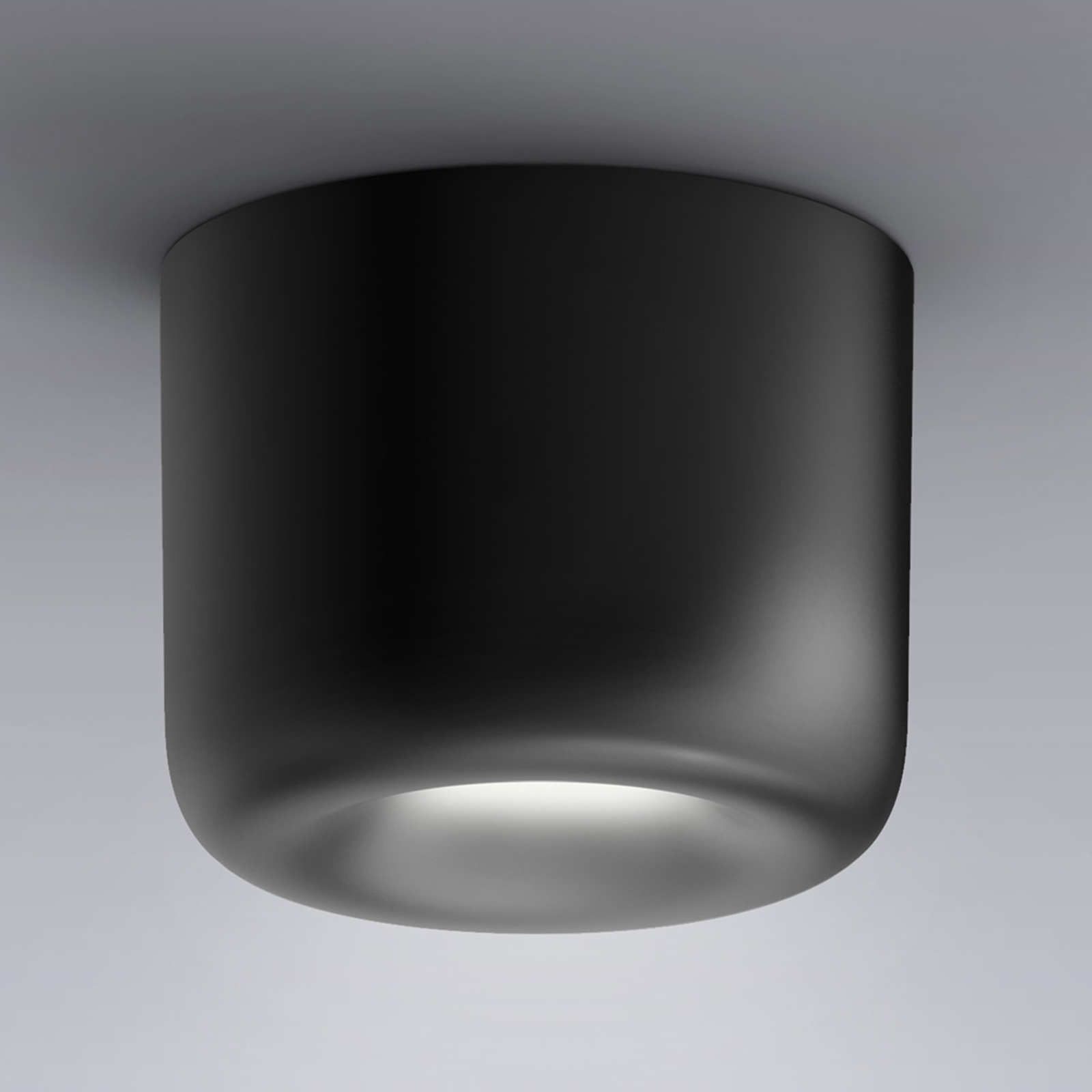 serien.lighting Cavity Ceiling S, zwart