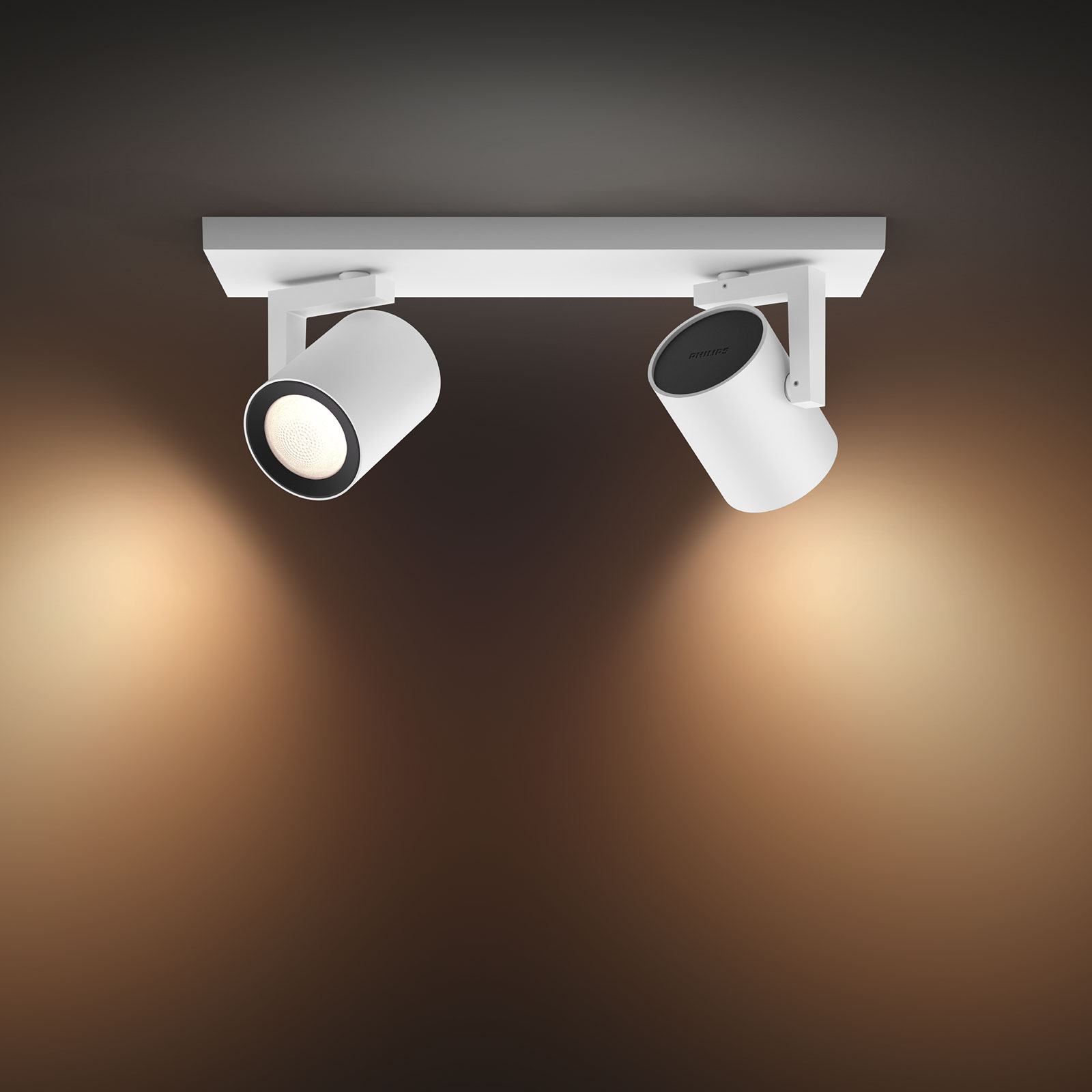 Philips Hue Argenta LED-spot 2-lamps wit