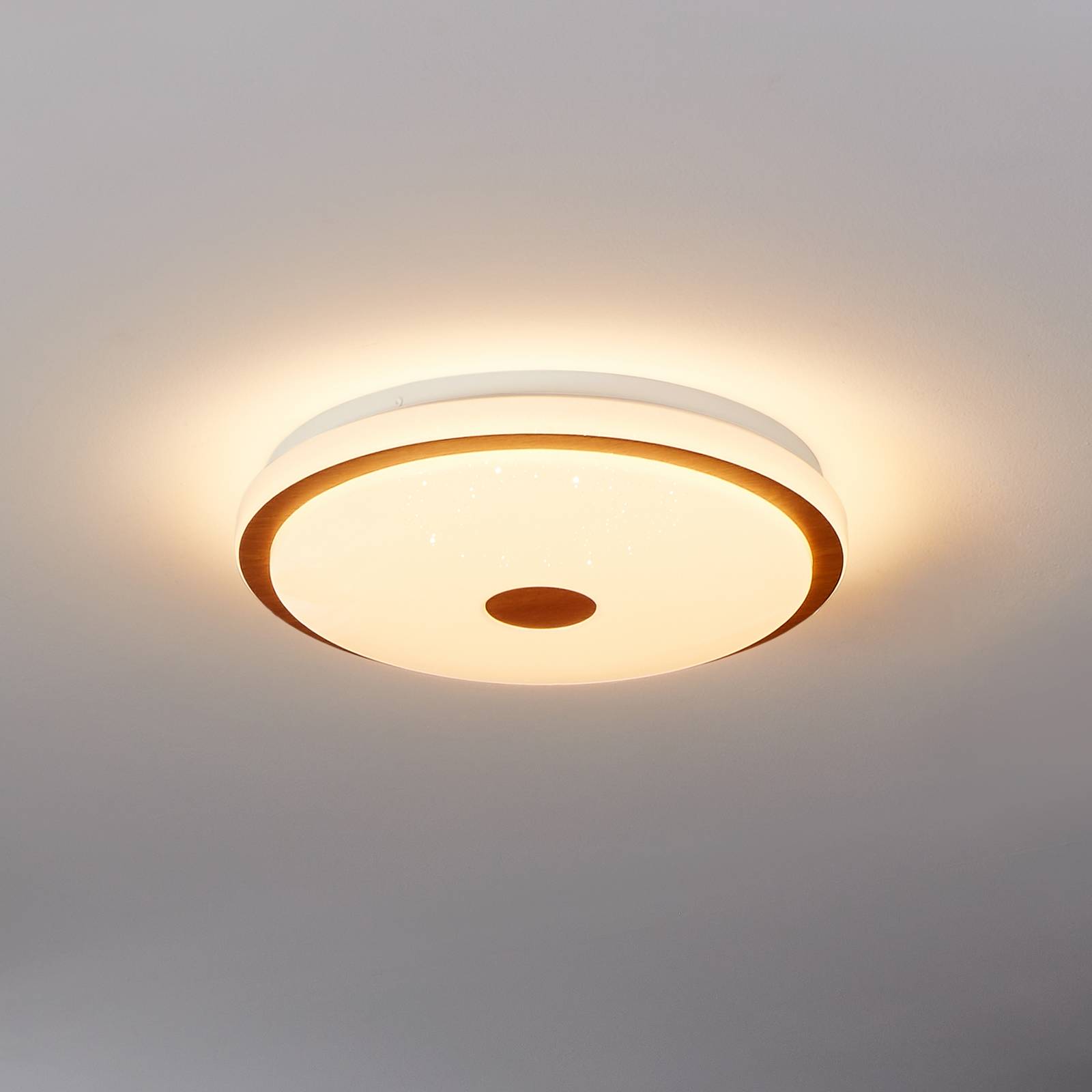 LED-Deckenlampe Lanciano 1 mit Fernbedienung Ø38cm günstig online kaufen