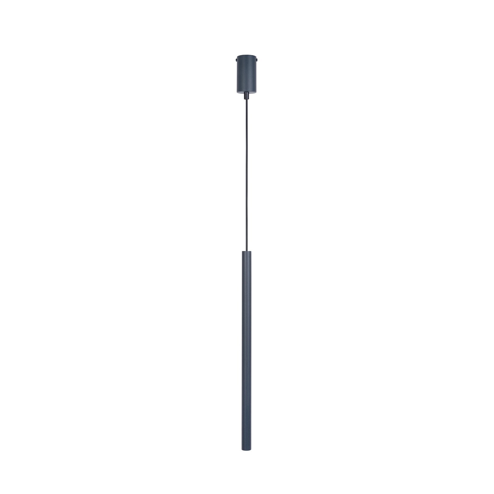 Hanglamp Sopel 1, antraciet, 1-lamp, staal, Ø 5 cm