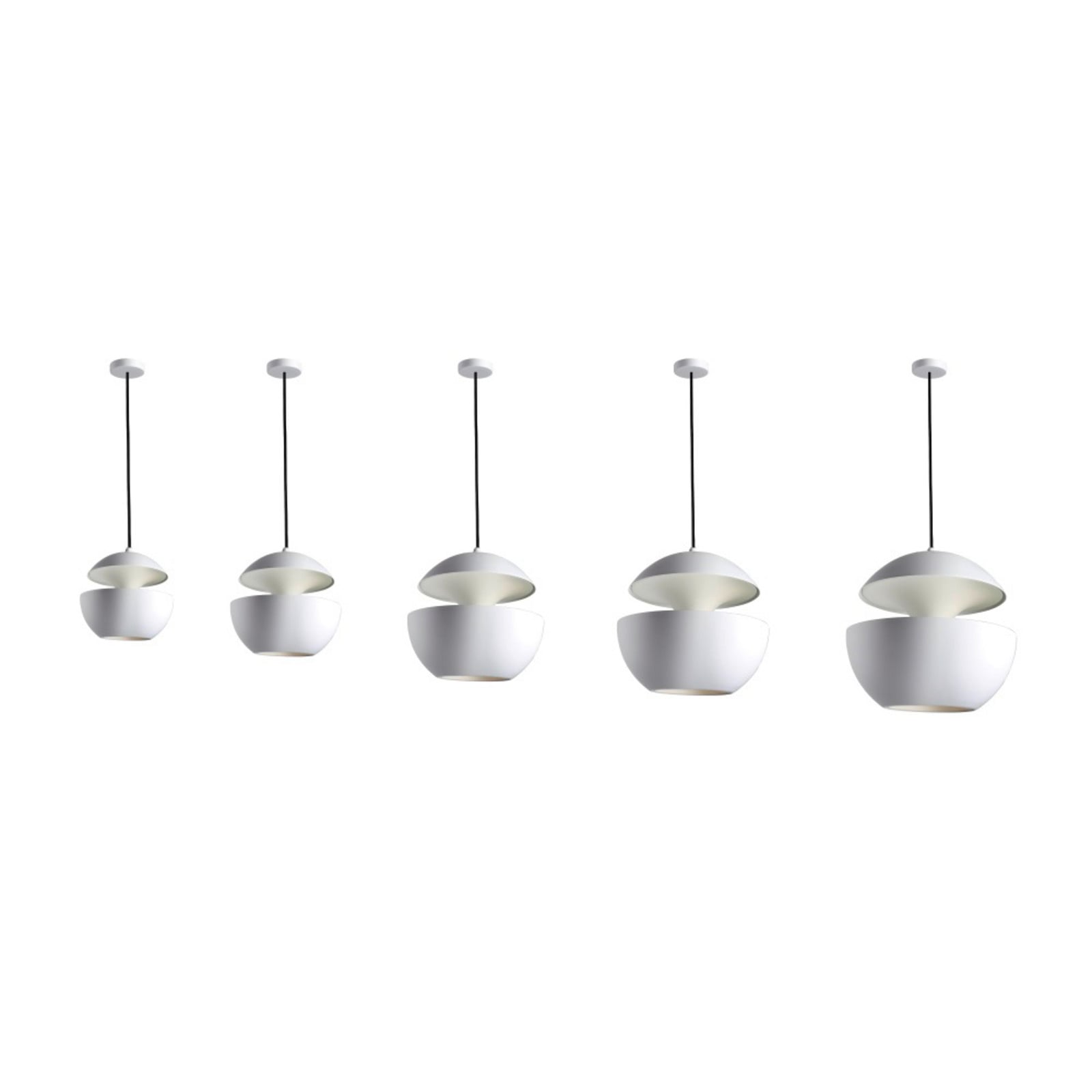 Here Comes The Sun Pendel Ø175 Hvid/Hvid DCW - Stue - Aluminium