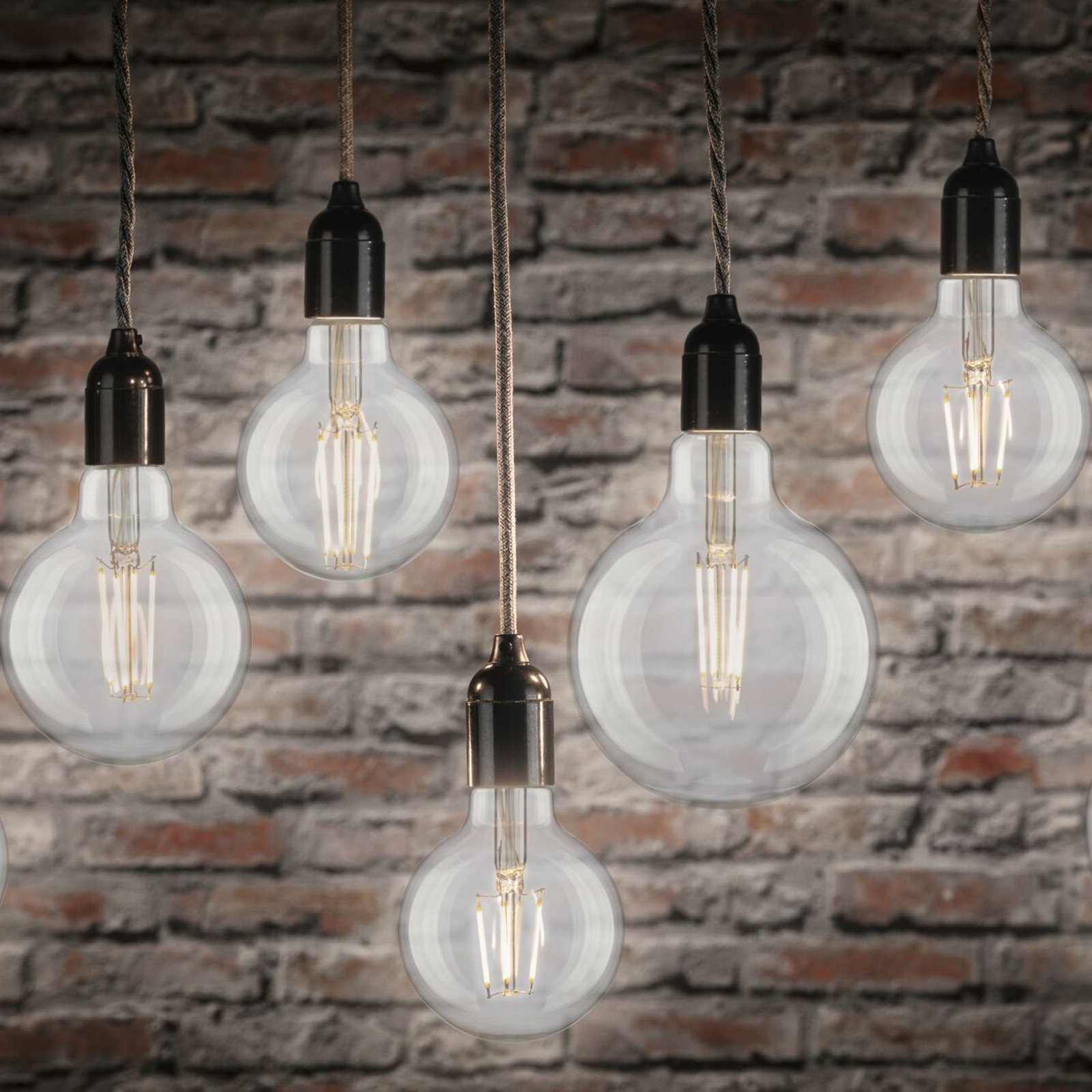 Pauleen ampoule LED à filament G80 E27 4,8 W clair 4.000 K