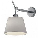 Tolomeo Parete Diffusore Nástěnné Svítidlo ø32 Grey Satin - Artemide