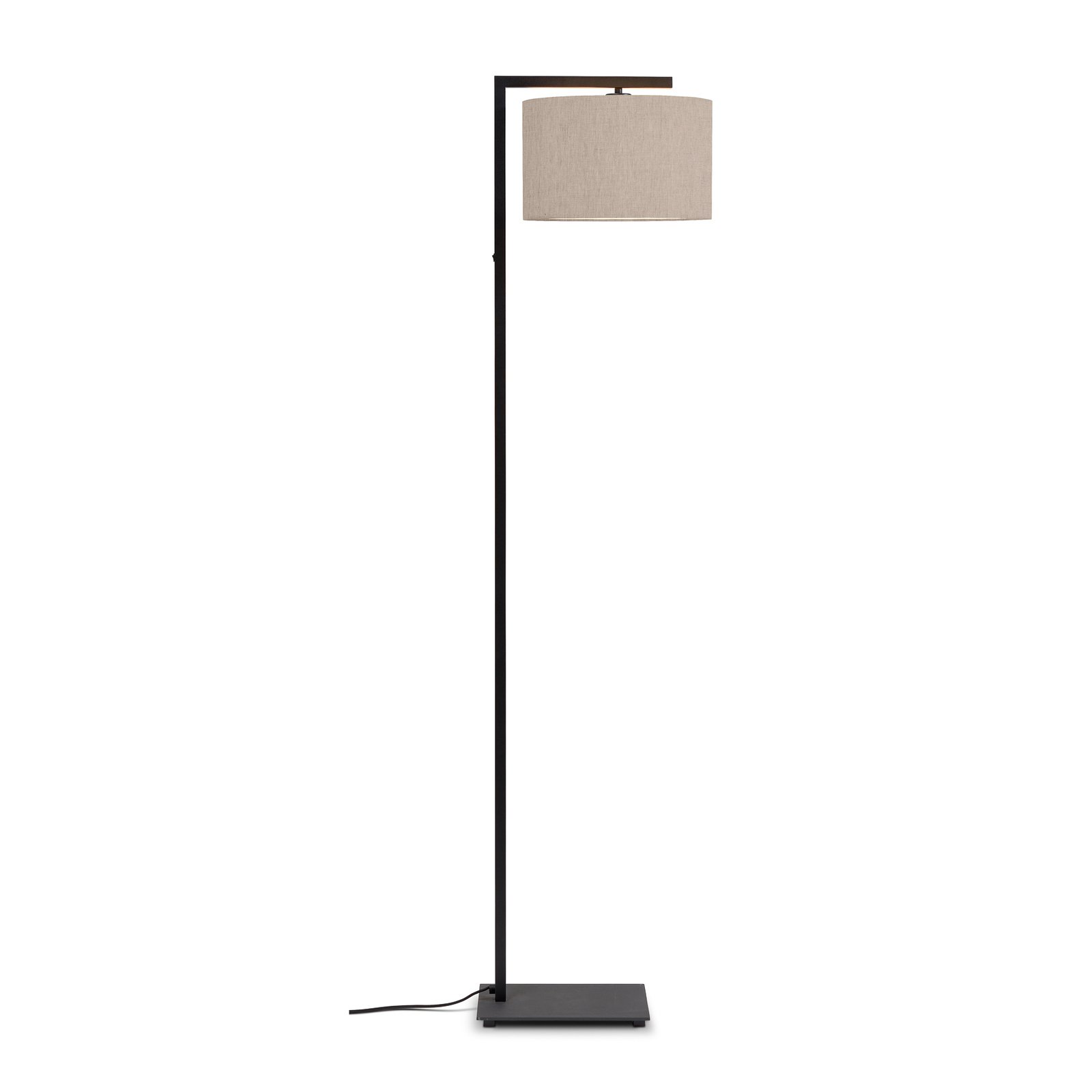 It's about RoMi vloerlamp Boston, Ø 32 cm, zwart/wit