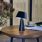 Lindby LED solar table lamp Lirinor black plastic 13 cm