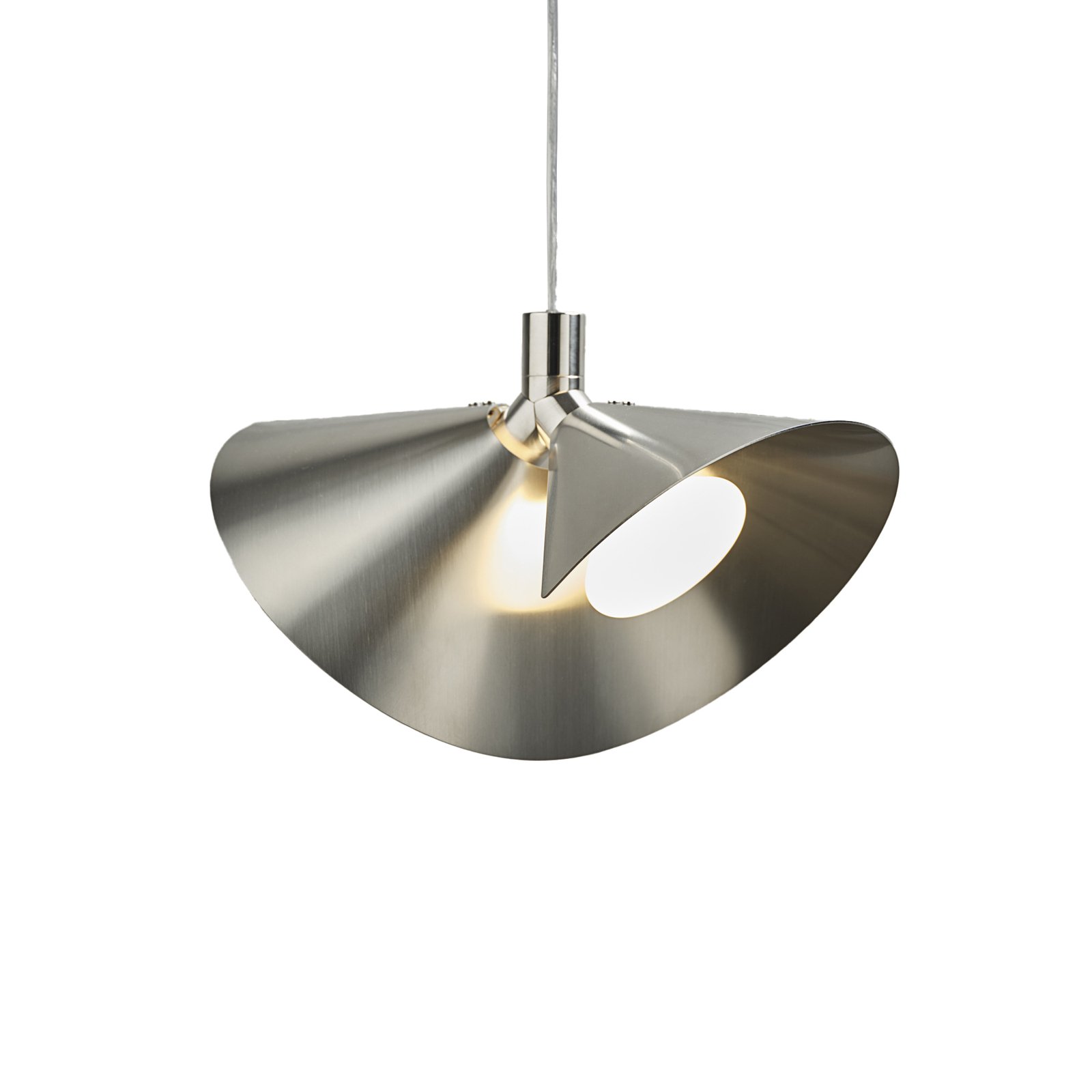 FRANDSEN hanging light Peel, steel-coloured, width 39 cm