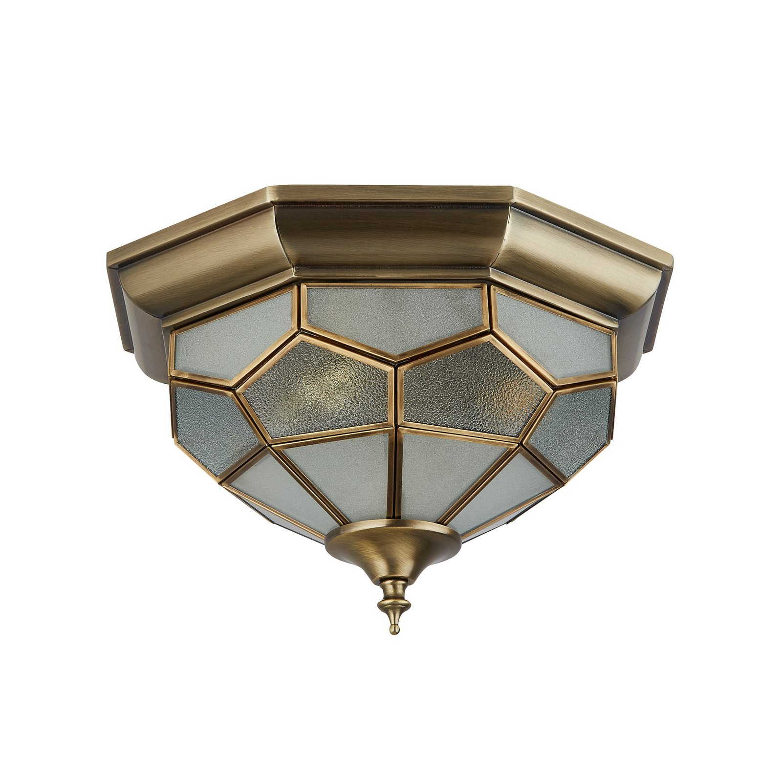 Frida ceiling light with glass inserts