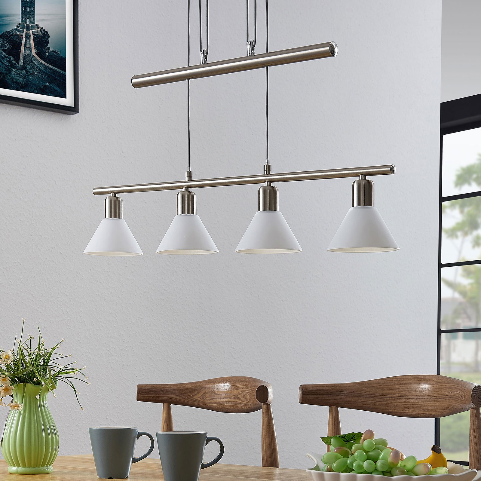 Delira 4 Pendel White - Lindby