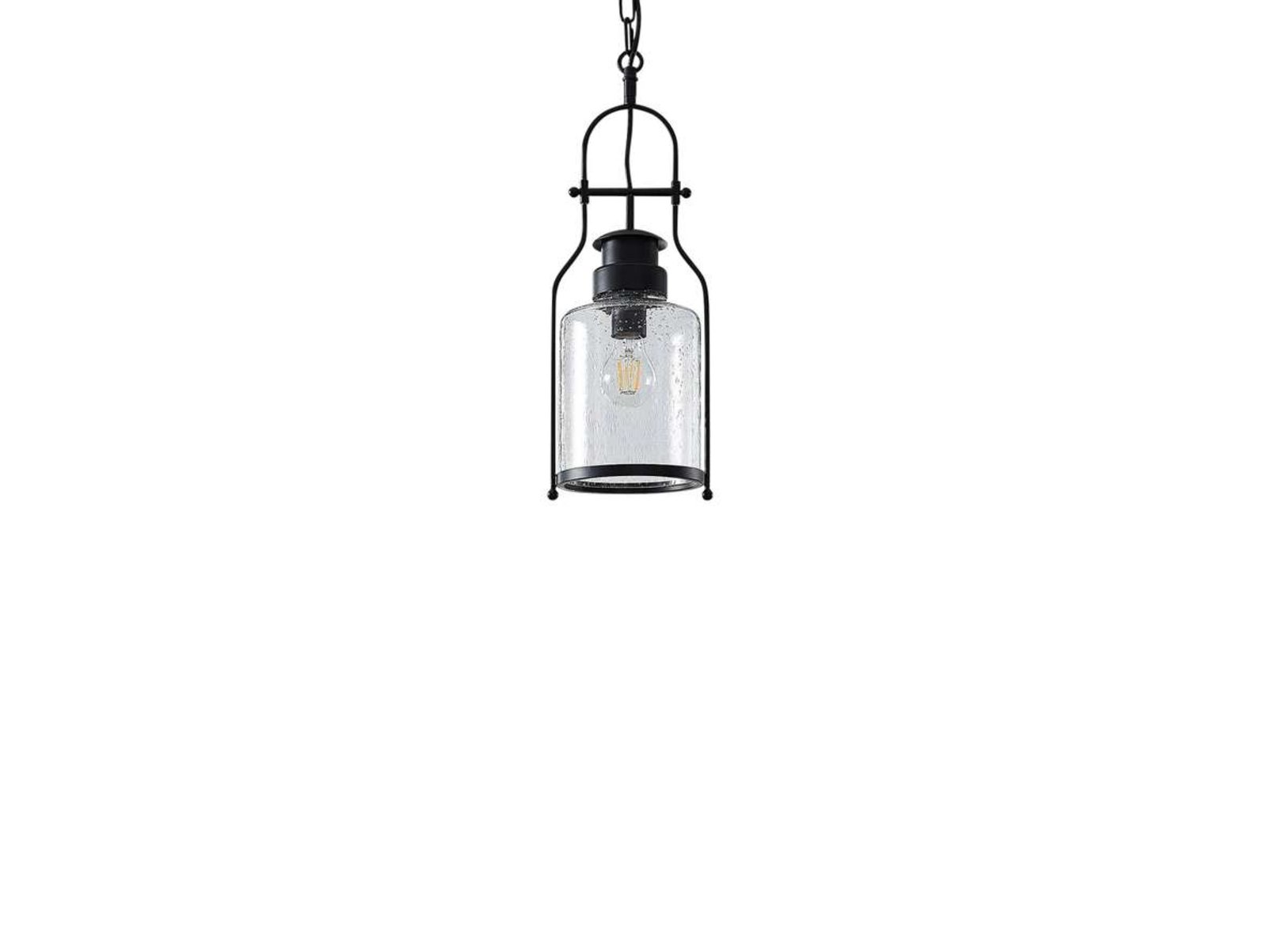 Rozalie Závěsná Lampa Clear/Black - Lindby