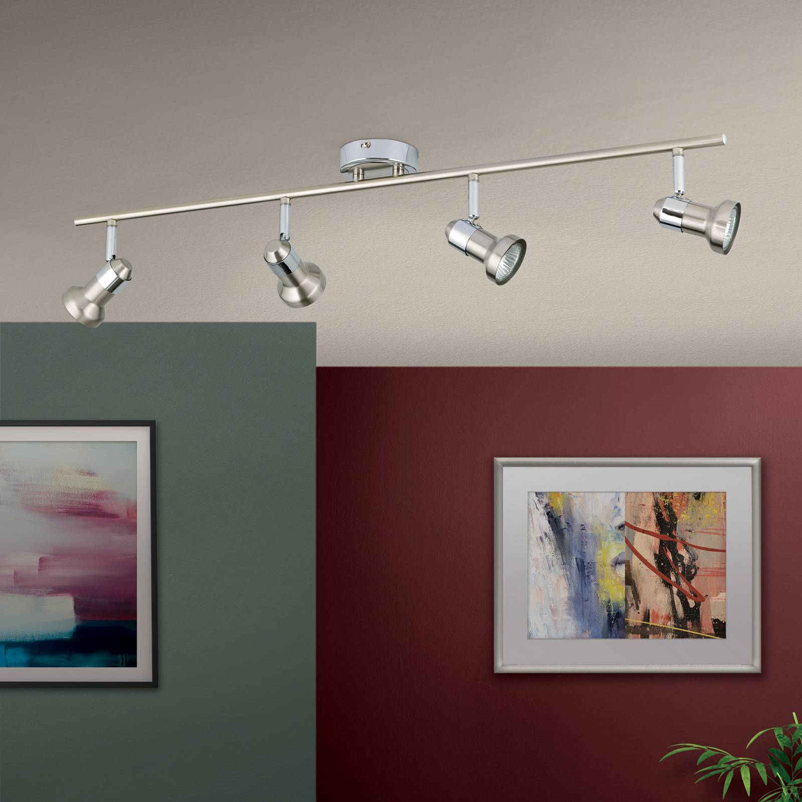 Wykwintna lampa sufitowa BARBORA 4-punktowa