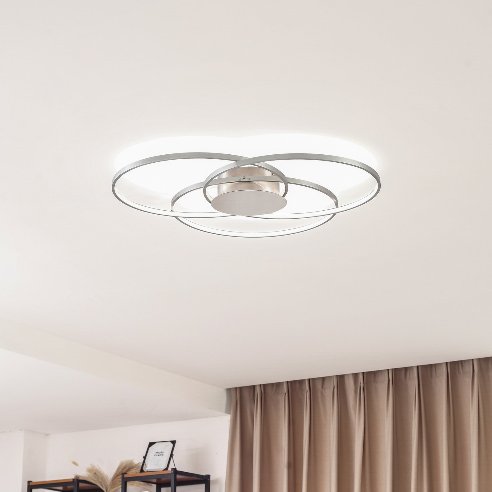 Riley Ceiling Lamp Alu - Lindby