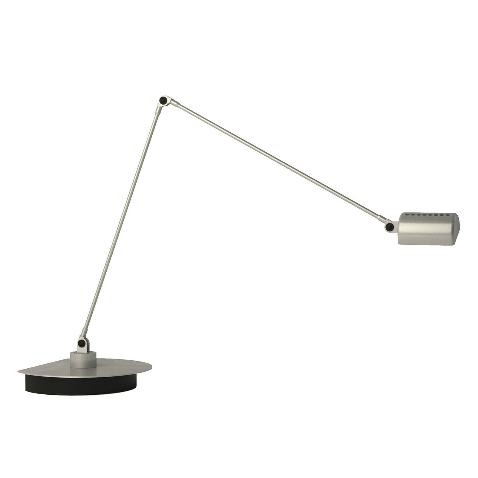 Lumina Daphine Cloe LED lampă de masă 3000K nichel - Studiu / Birou - modern - nichel periat - Metal