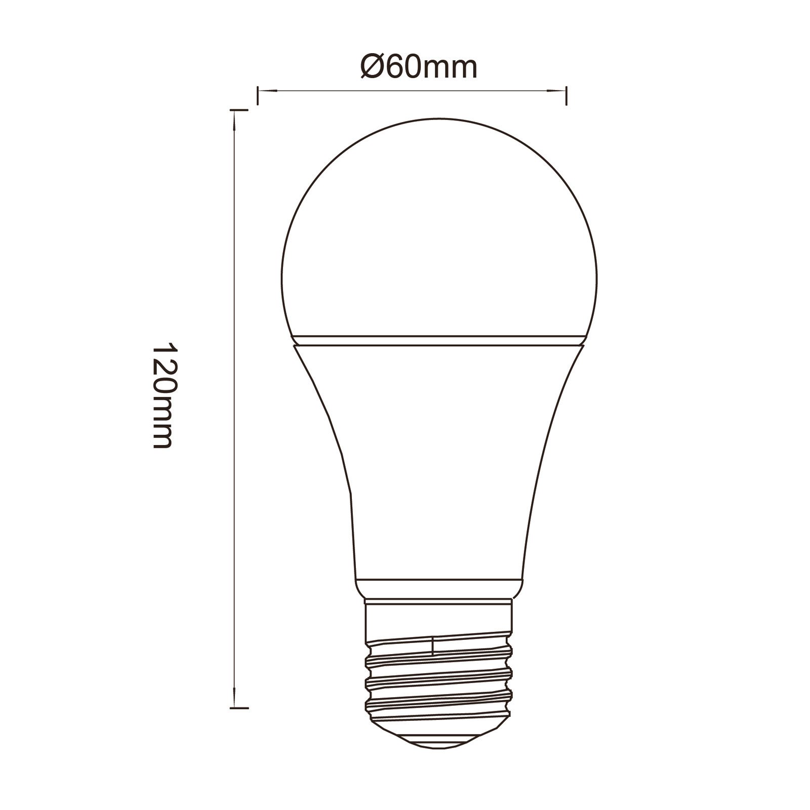 LED-lamppu E27 10 W Tuya-Smart, RGB, himmennettävä
