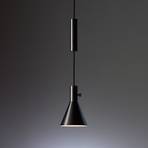 TECNOLUMEN Eleu - lampă pendul LED, negru lucios