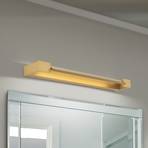 LED bathroom wall lamp Marylin, length 60 cm, gold, aluminium