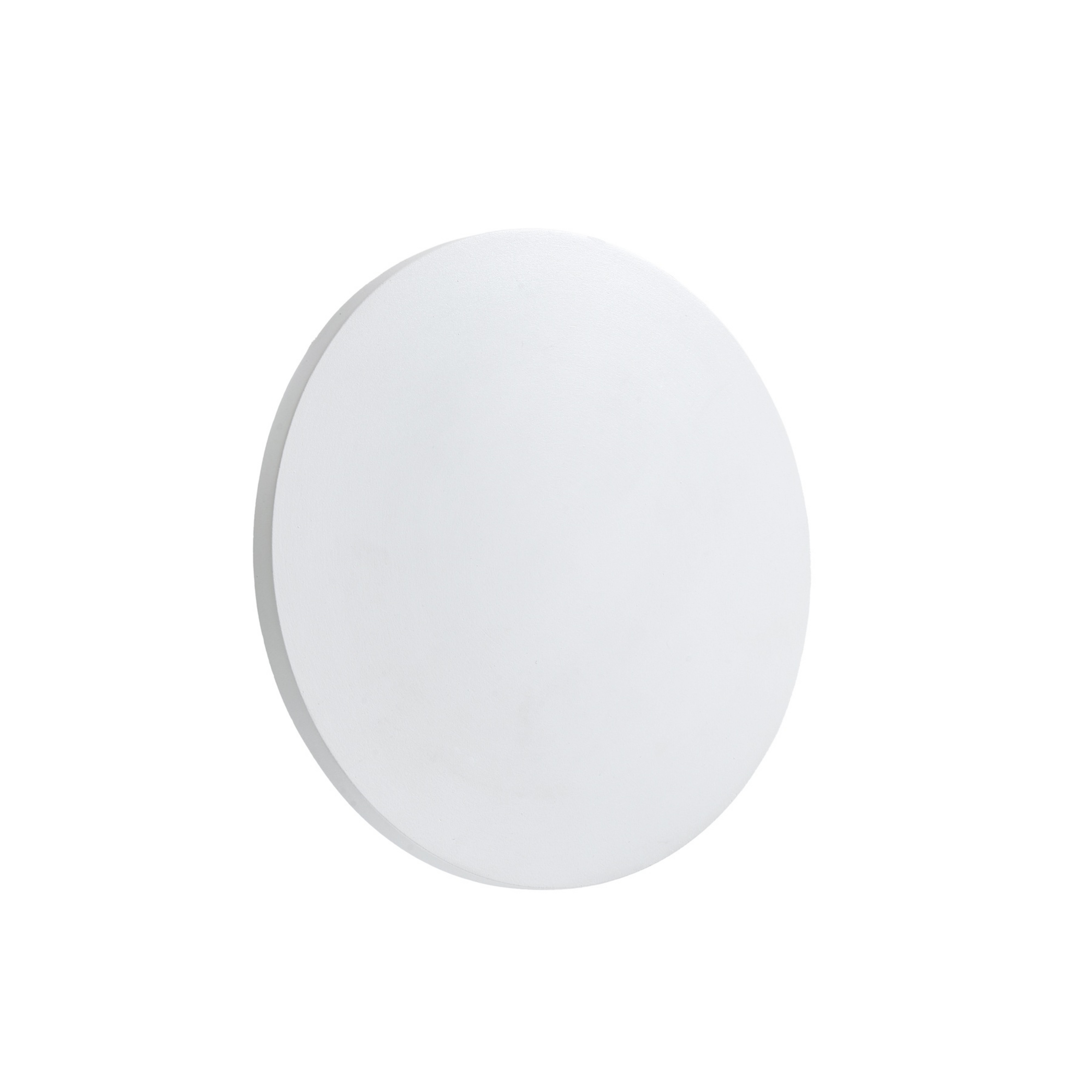 Selinel LED outdoor wall light, Ø 23 cm, house number, white, metal - Lindby