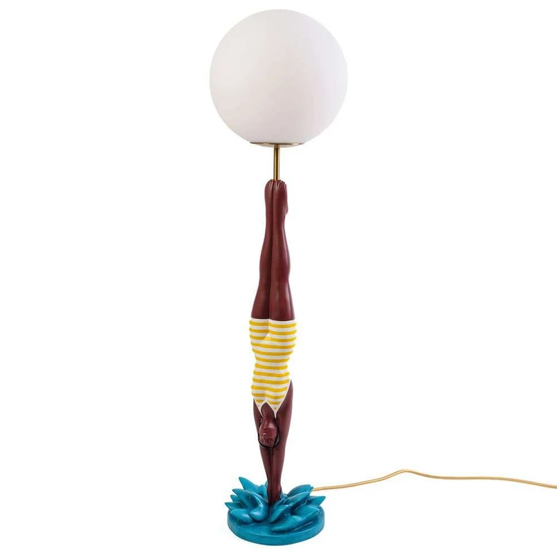 SELETTI - Lady Diver Tischleuchte Yellow