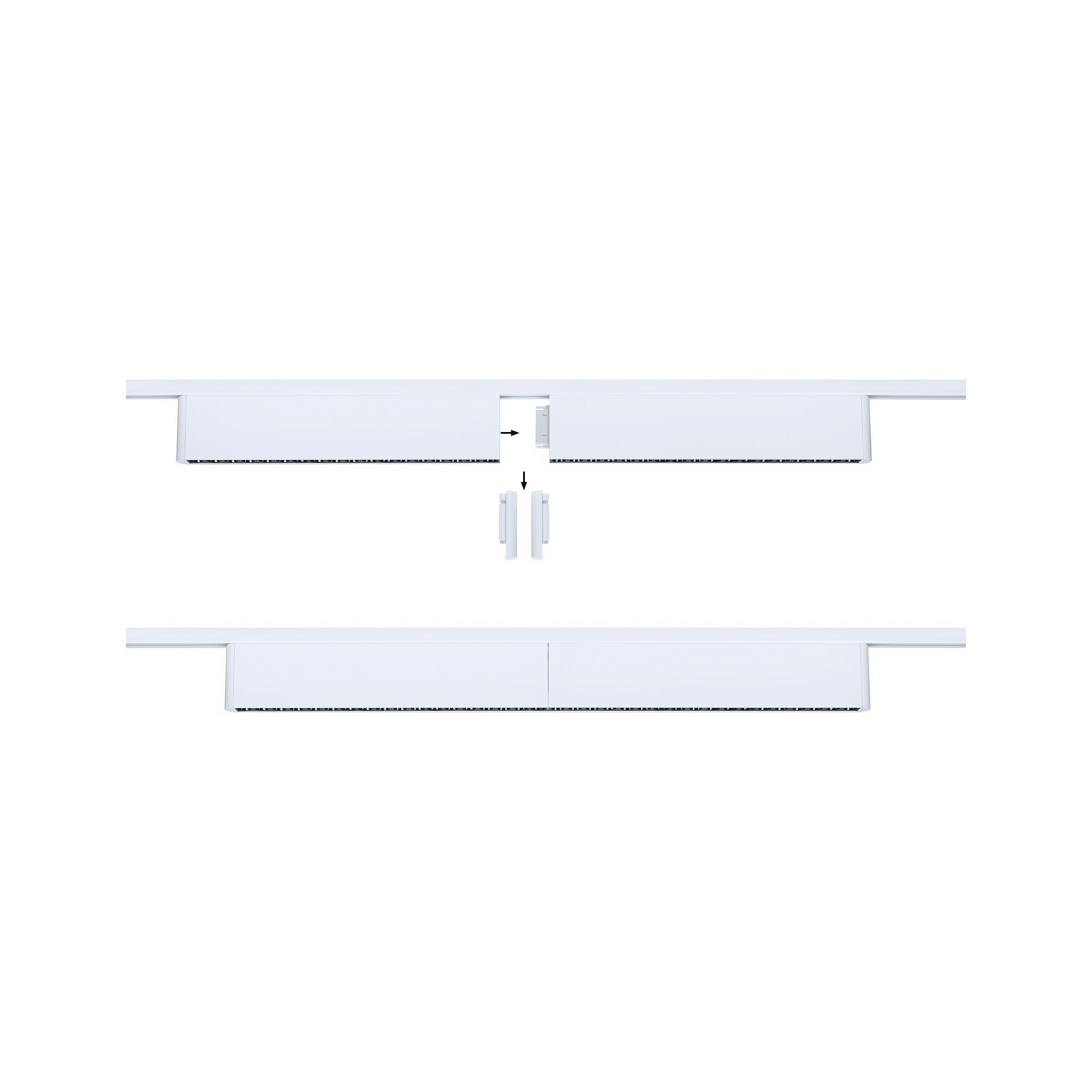 Paulmann URail LED-Leiste Zelos, 4000K, alb semnal, dimabil