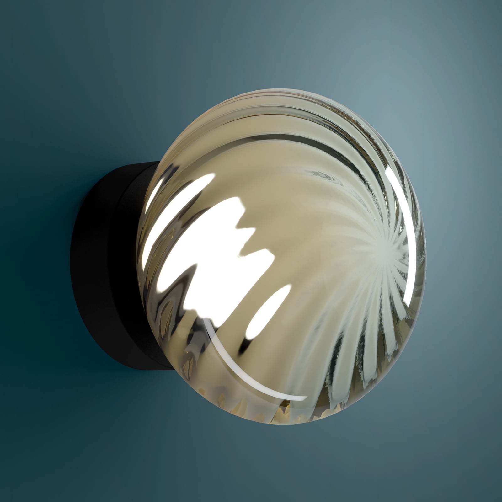 Pantoja Wandlampe schwarz/amber 18 cm CCT - Stars of Light