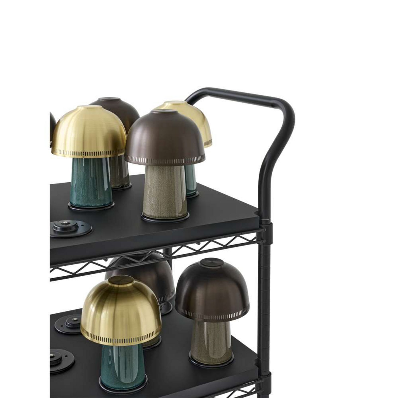 Raku SH8 Akumulátorová lampa Béžová Šedá/Bronzová - &Tradition