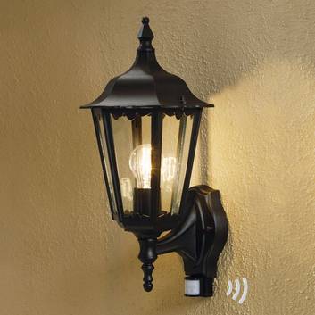 Außenwandlampe Firenze mit Sensor, stehend