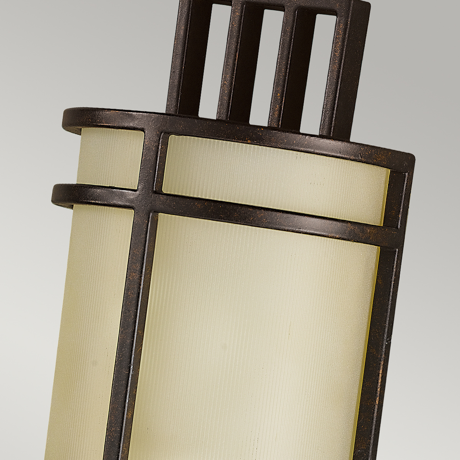 Fusion 1 væglampe, bronze/ravfarvet, 39 cm – FEISS