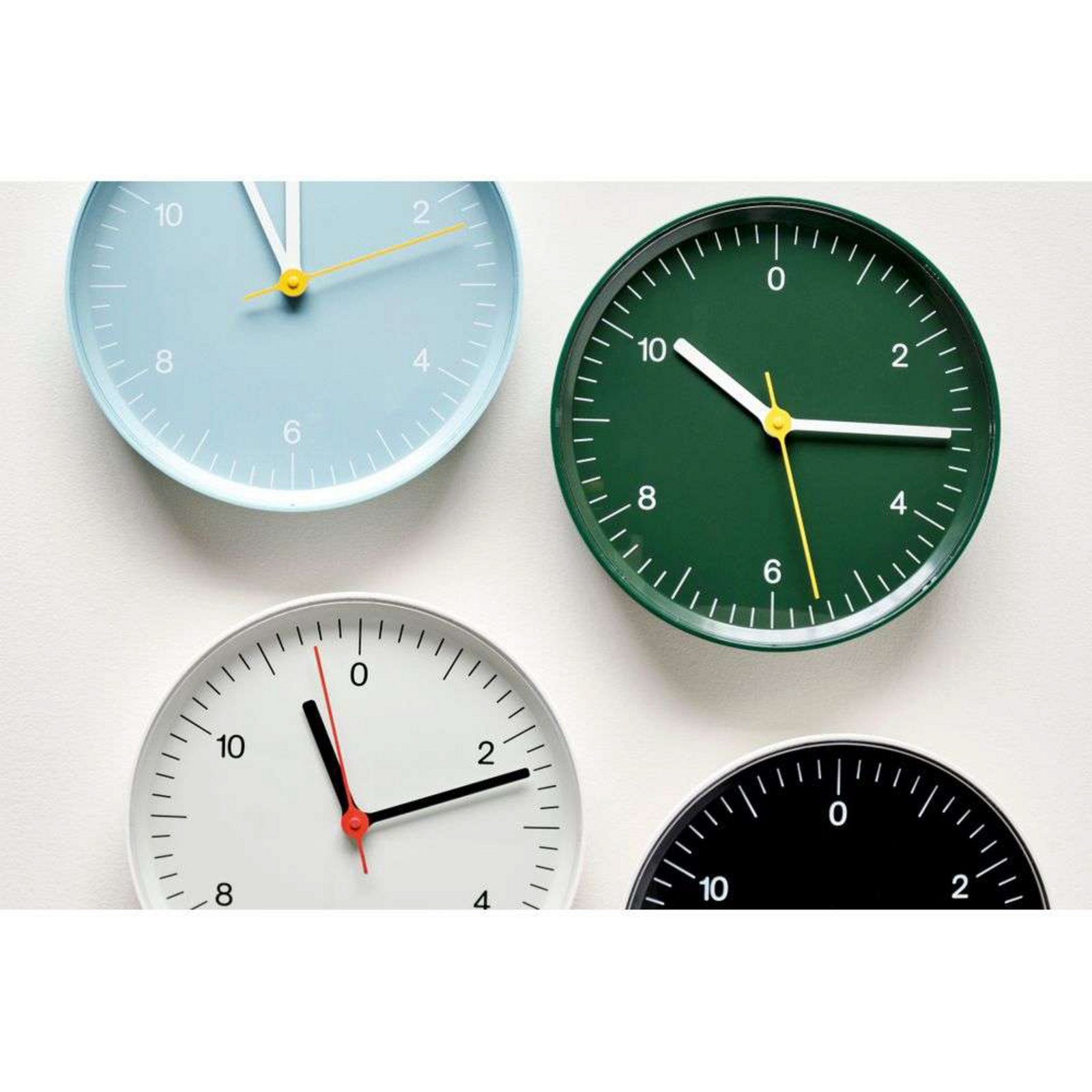 Wall Clock Green - Hay