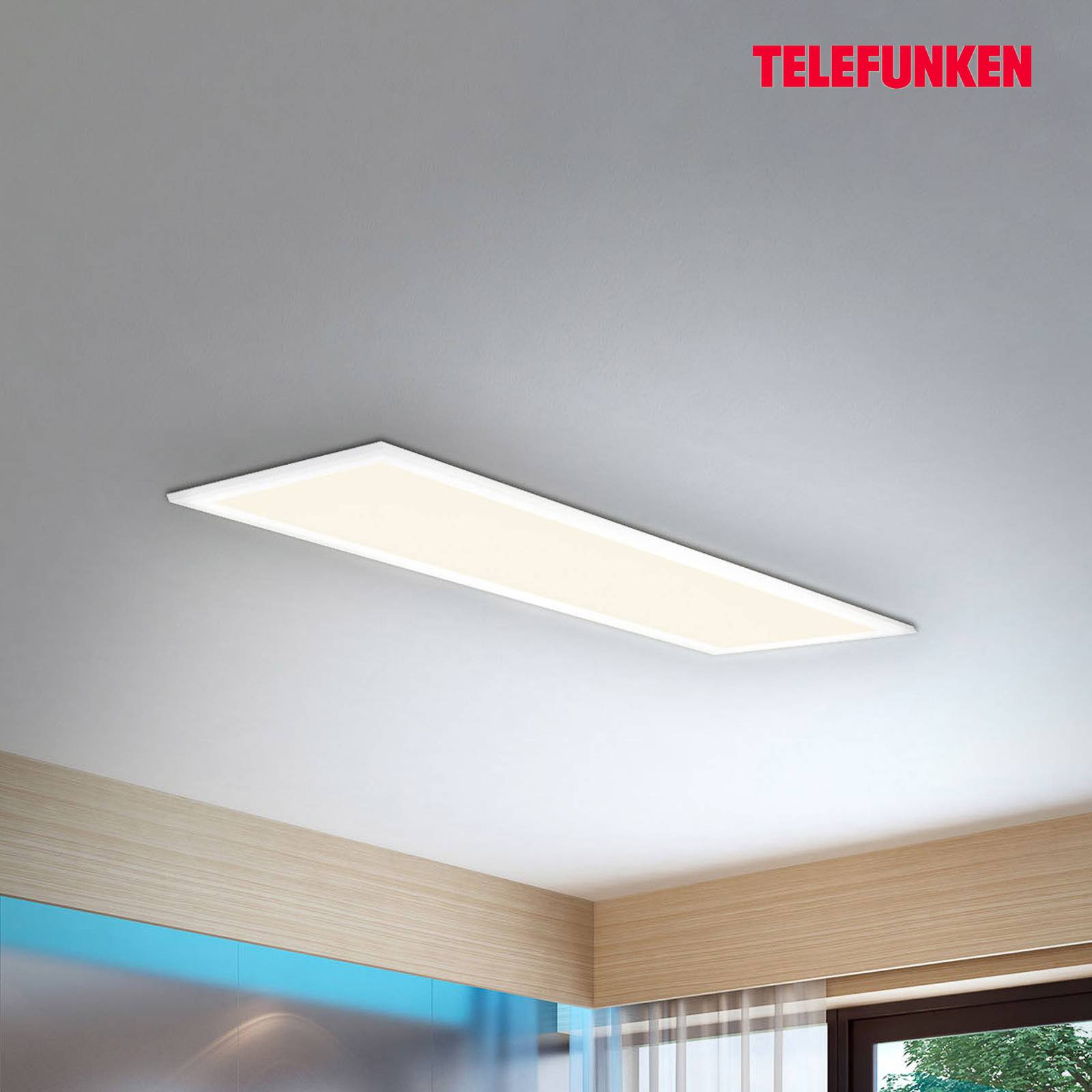 Telefunken Panneau LED Magic Framelight blanc CCT RVB 29×103