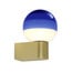 Gold / Messing, Blau