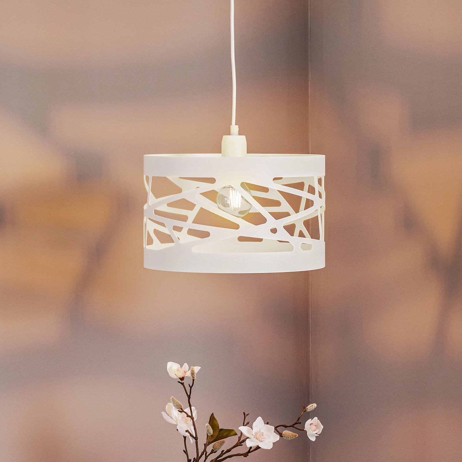 Modul Frez függő lámpa, Ø 30 cm, fehér