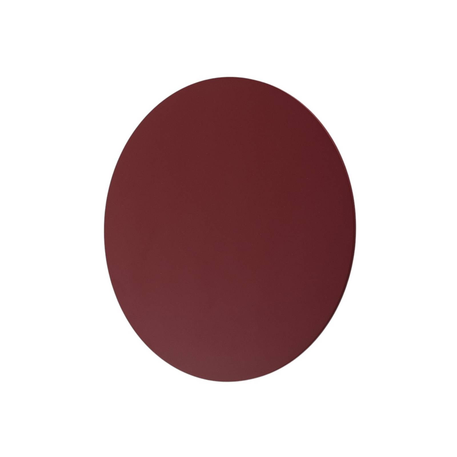 LED-Wandleuchte Orios Plus, rot, Ø 30 cm, Stahl