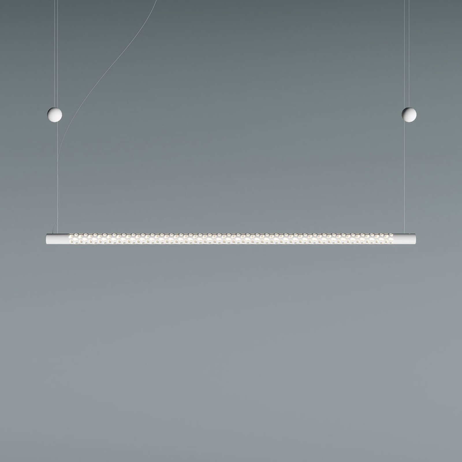 Candeeiro de suspensão Rotaliana Squiggle H9 LED branco 176cm