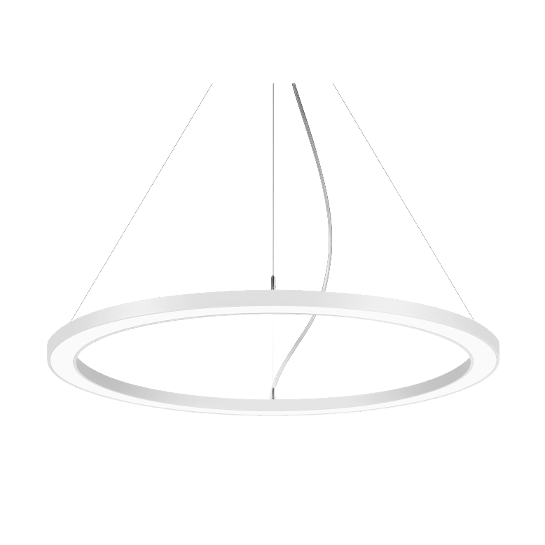 BRUMBERG Biro Circle Ring3,5 direkt Ø 60 cm DALI weiß 830