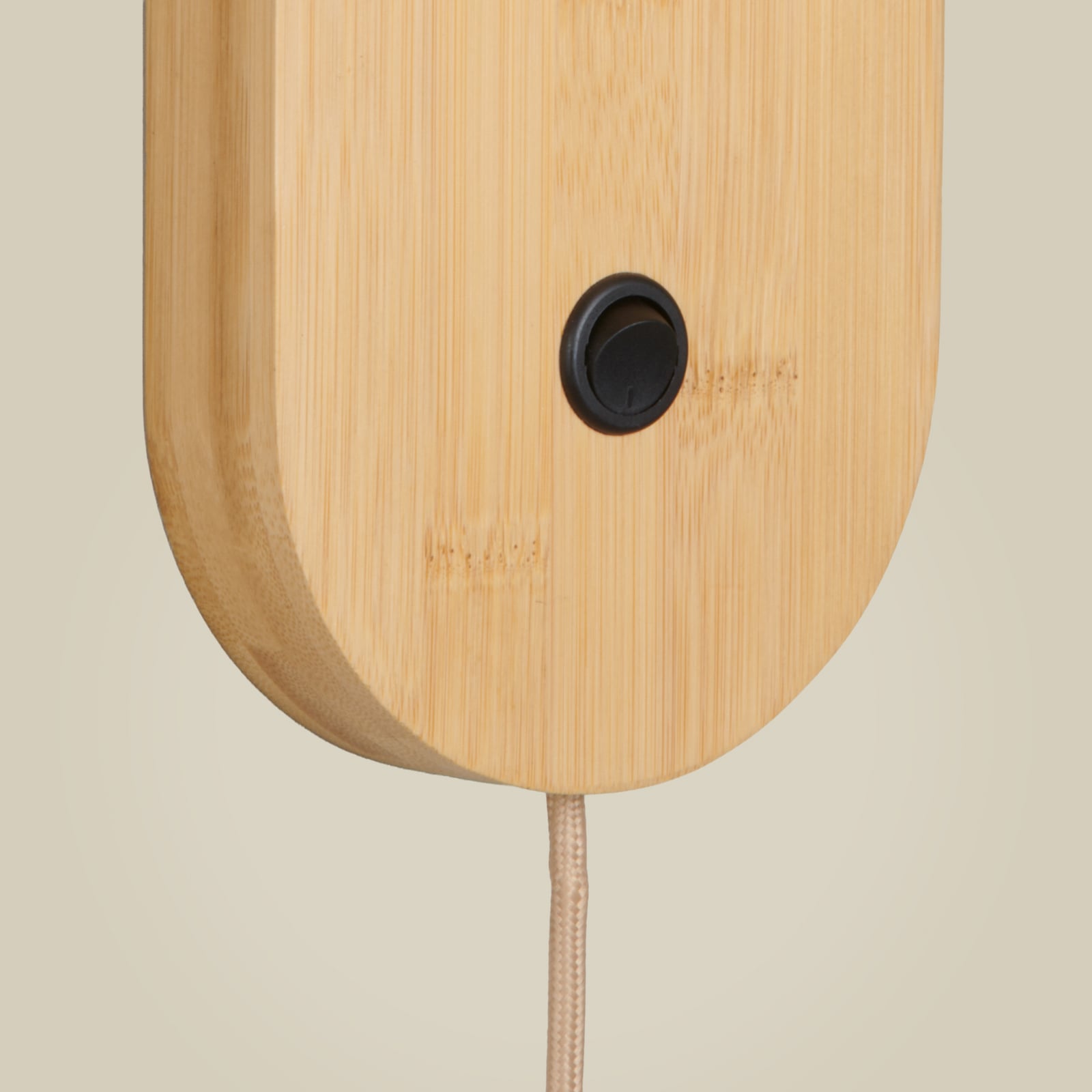 GOOD & MOJO Applique Java, naturale, vetro/bambù, spina