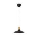 Kavaljer Lustră Pendul Matte Black/Raw Brass ø260 - KonstHantverk