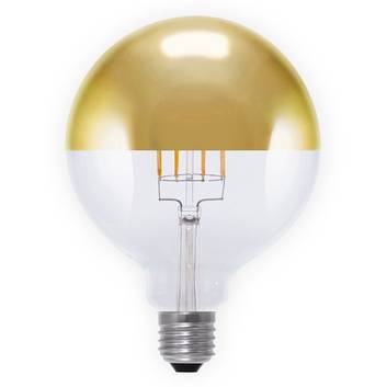 Ampoule à tête miroir LED E27 7 W dorée