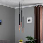 Euluna Thalassa pendant 3-bulb G9 black/copper round