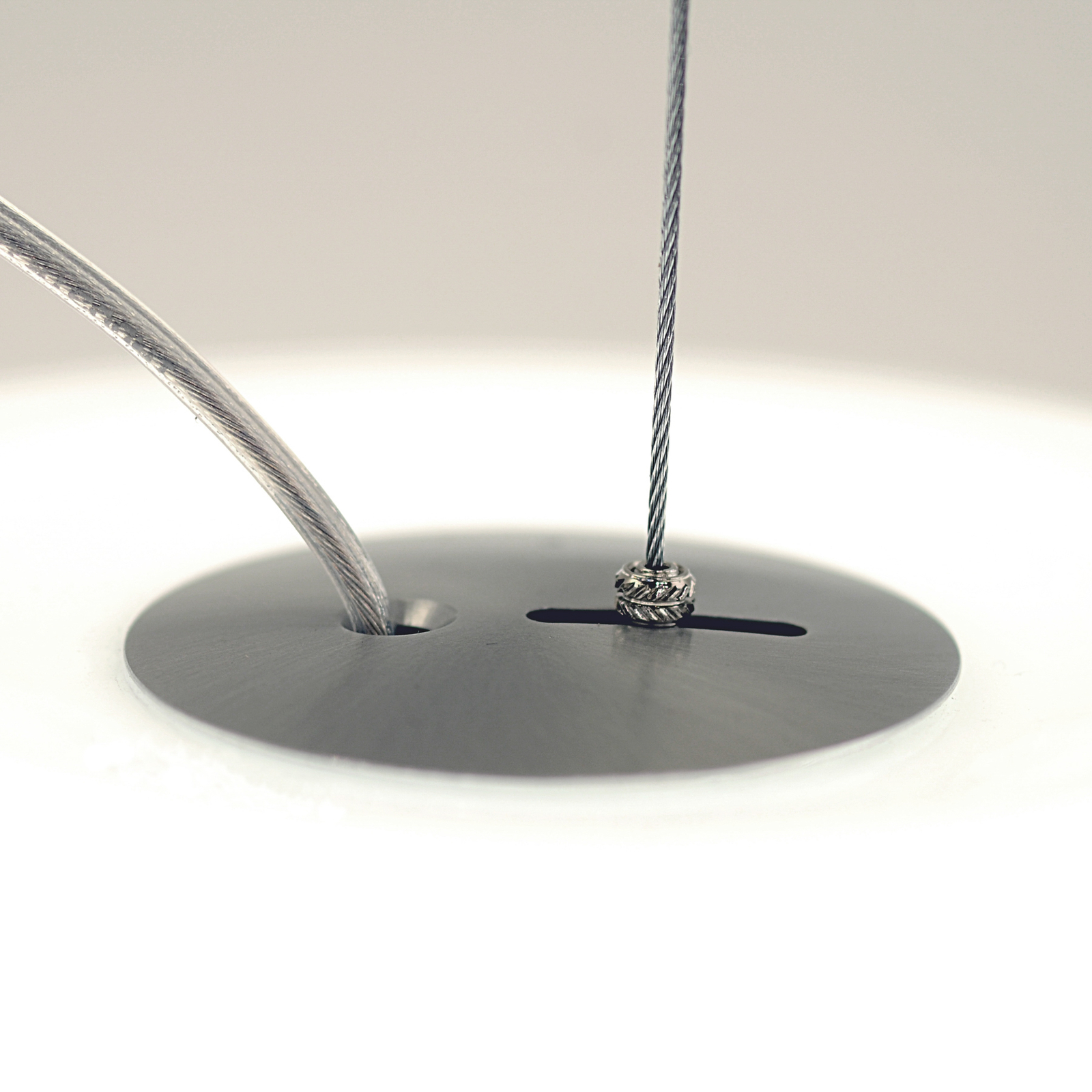 Lámpara colgante de diseño AIH 28 cm blanco mate