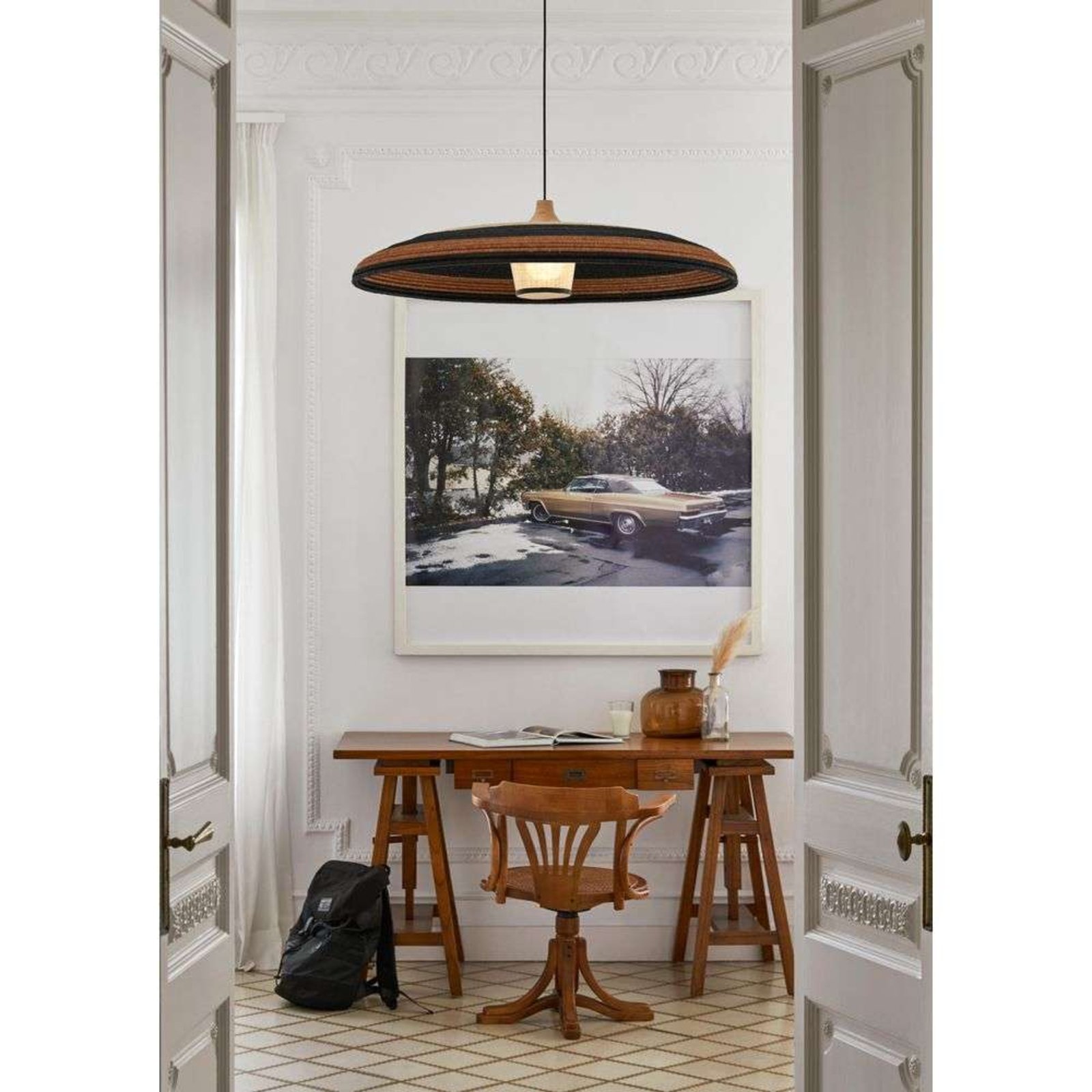 Grass Lampada a Sospensione XL Brown - Forestier