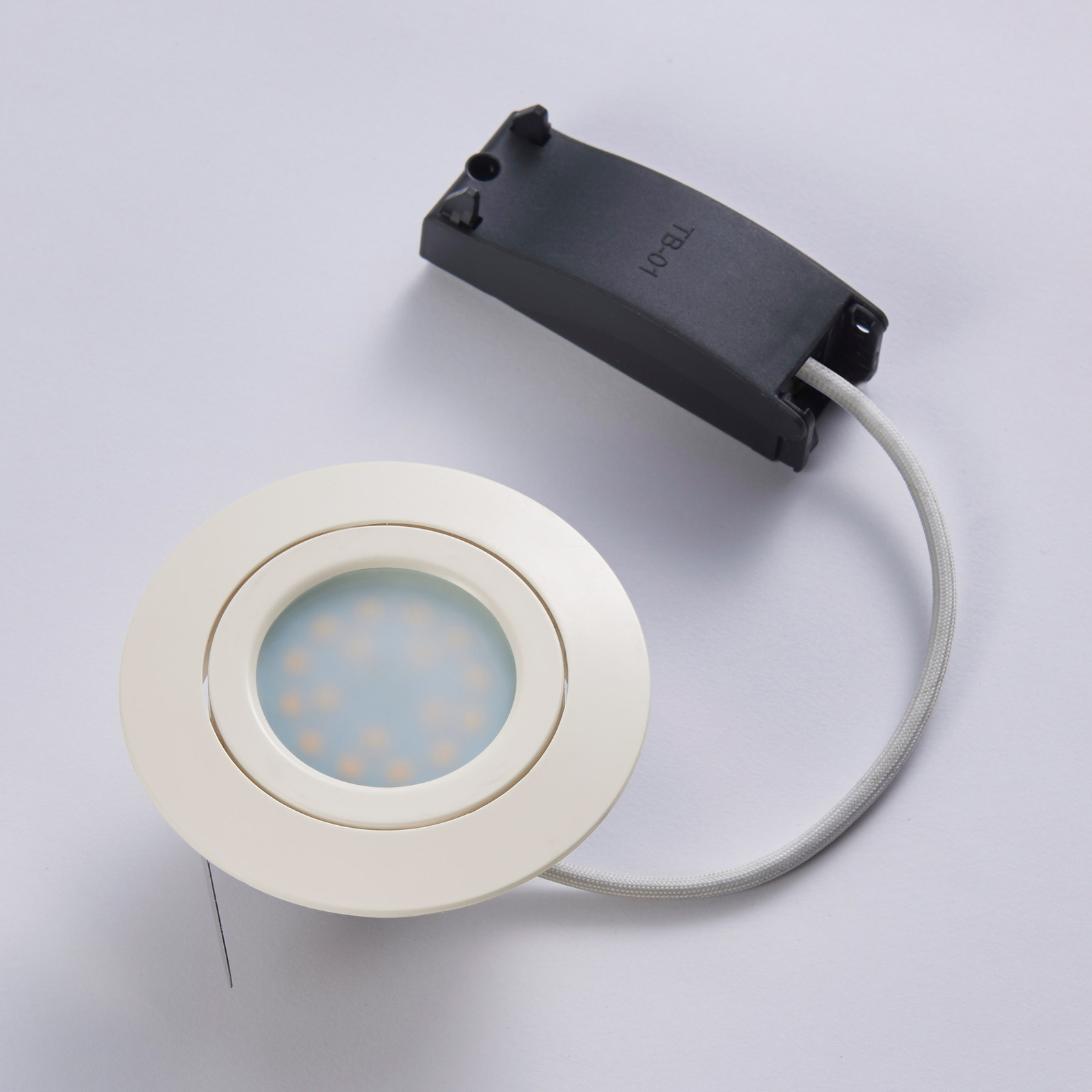 Andrej Round LED Spotul Încastrat Cream - Lindby Andrej Round LED Spotul Încastrat Cream - Lindby